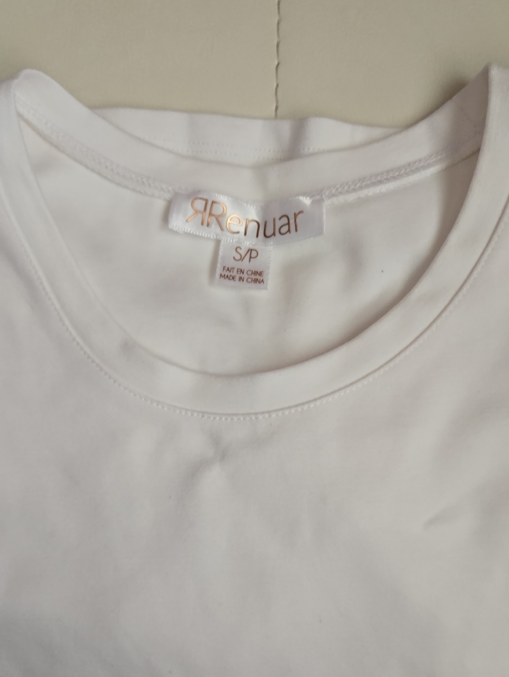 Renuar Viscose‑Blend T‑Shirt – SP (Small Petite) – White